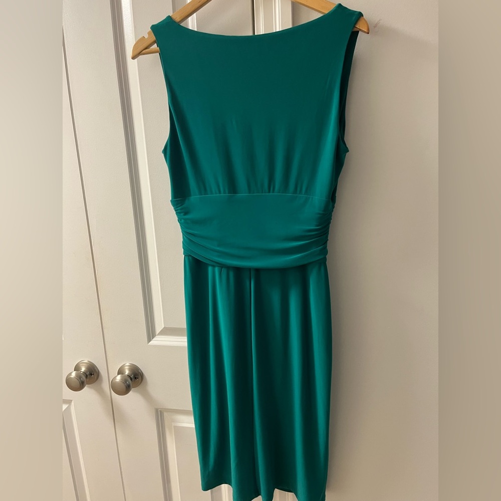 Emerald Green Wrap Dress